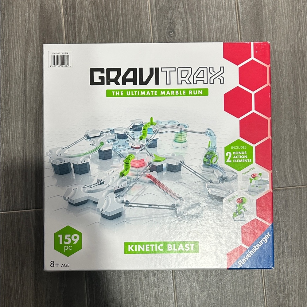 Ravensburger GraviTrax Kinetic Blast Set with Green and Gray